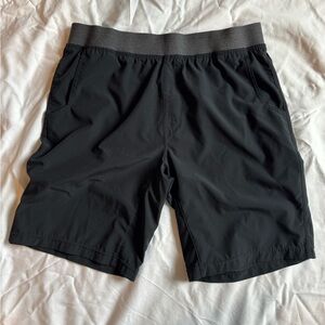 Men's Prana Black Athletic Shorts Medium
